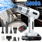 150000rpm Handheld Car Vacuum Cleaner 35000PA Strong Suction Air Blower Cordless