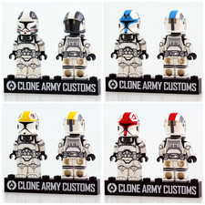 Custom Realistic Phase 1 Clone Pilot Minifigures -Pick Model - CAC Pad Printed