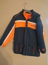 Denver Broncos Hooded Reebok Coat Sz Boys Large 14-16