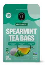 Organic Spearmint Leaf Tea Bags, Caffeine-Free, 100 Count, Eco-Friendly Pack
