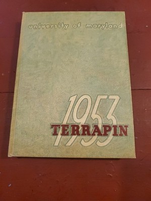 Vintage 1953 University Of Maryland  Terrapin College Yearbook