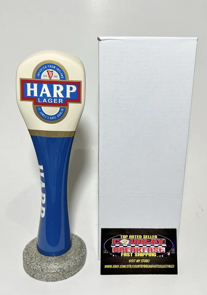 Harp By Guinness Lager Ireland Beer Tap Handle 9” Tall - Brand New In Box! - Image 2 of 4