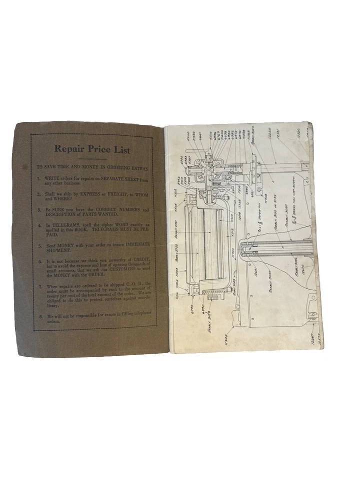 Lista de piezas de motor y lavadora multimotor Maytag 1926 OEM ORIGINAL CON DOC AM Foto 4 de 4