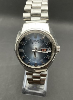 Vintage King Seiko Vanac 5626-7140 Blue Dial Hi-Beat Automatic | eBay