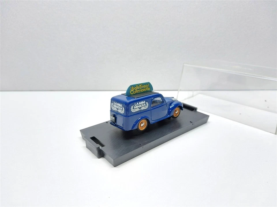 Fiat 500C Furgoncino La Mini Miniera "bollettino del collezionista" - 1/43 Brumm - Immagine 2 di 3