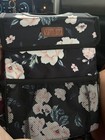 Vankor Insulated Floral Lunch Bag Snap Lid Shoulder Strap Mesh Pocket 16 Can — photo 1