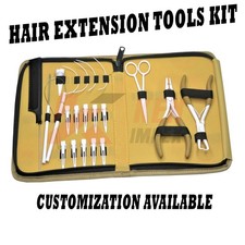 Professional Hair Extension Tool Kit Pliers Hook Needle Thread Hair Parting Clip
