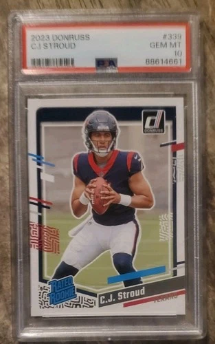2023 Panini Donruss - Rated Rookie #339 CJ Stroud PSA 10