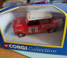 corgi collection mini Monte Carlo in red with racing stickers, Boxed 