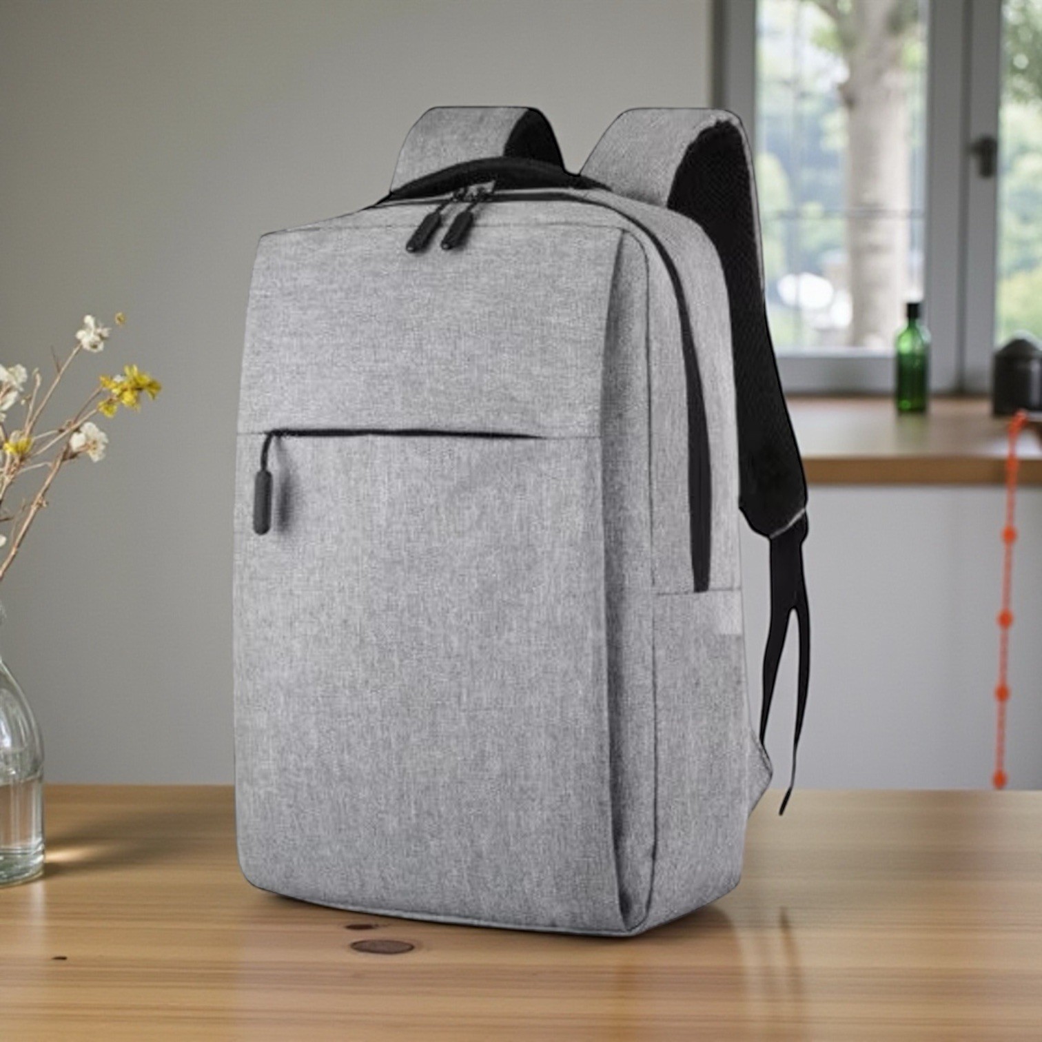 LINSAY Business Compact Backpack for Tablet, Water-Repellent Lightweight B-L10