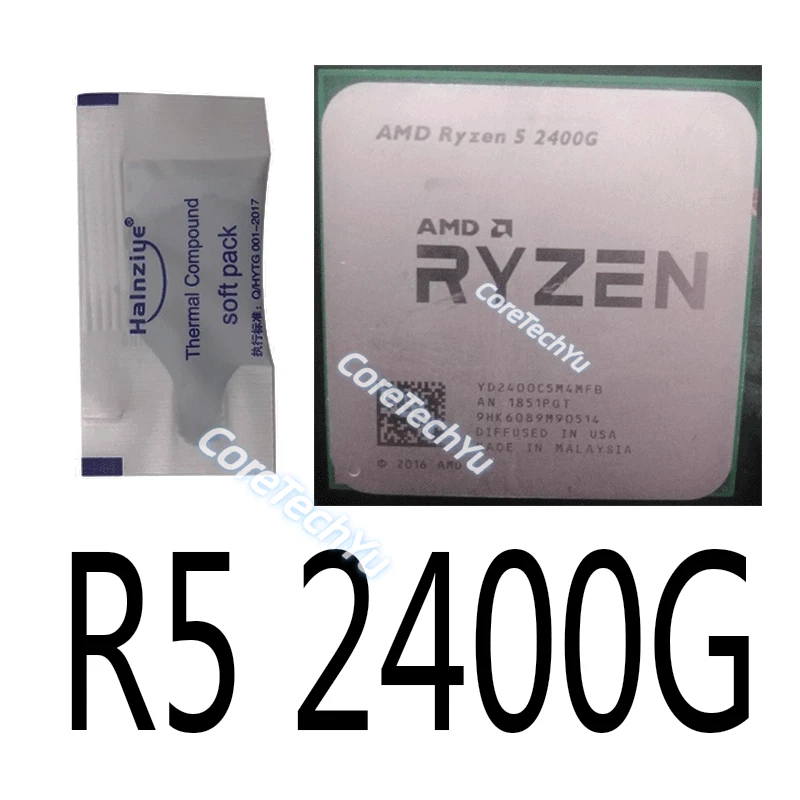 Computer AMD Ryzen 5 2400G Processor Model Core Processors for