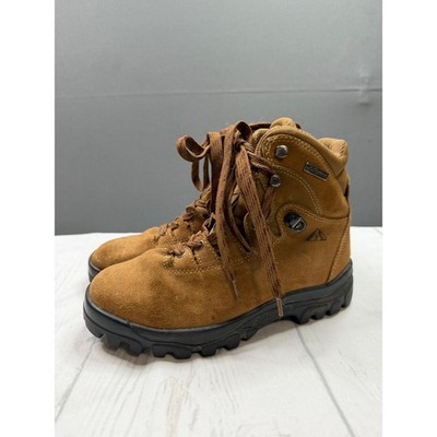 Mt. Everest Hiking Boots Womens Brown Leather Suede Ankle Lace Up 8