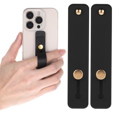 2 Pcs Phone Loop Finger Holder Silicone Phone Grip Finger Strap Kickstand