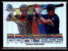 2023 Bowman Chrome Baseball Prospect Process Yasser Mercedes Twins PRP-14