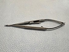 Storz E3885 WL Micro Needle Holder 6mm Curved Delicate Jaws, 5" Non-Locking