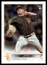 2022 Topps Sammy Long Rookie San Francisco Giants #308