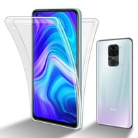 HüLle FüR Xiaomi Redmi Note 9 Handy Case Cover Fullcover Display SchutzhüLle