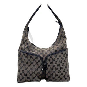 Sac à main motif GUCCI GG toile beige une épaule #PG3V9I