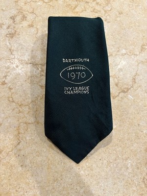 Vintage 1970 Dartmouth Tie Ivy League Football Champion James Campion Store NH