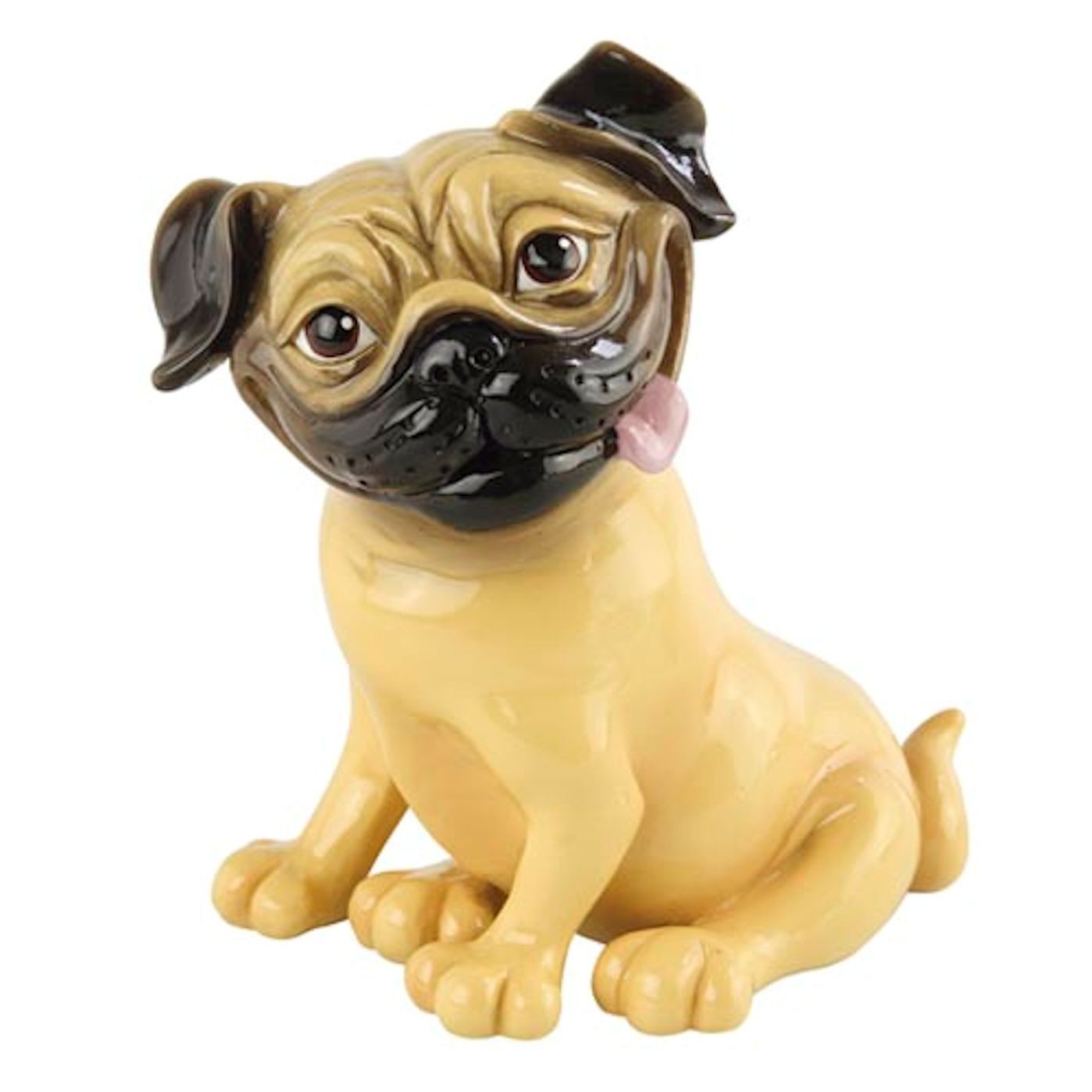 Little Paws Podge Pug Dog Gift Figurine in Gift Box