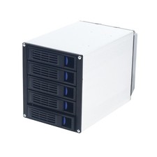 5 bays SATA SAS D Drive Bay Hard Drive Disk Case Enclosure 2.5"/3.5" USA