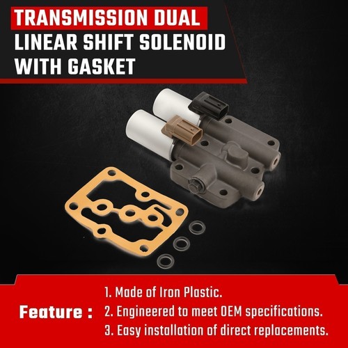 Se adapta a solenoide de cambio lineal doble transmisión Honda Accord y junta Luketibiget - Imagen 2 de 17