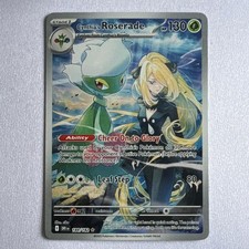 Cynthia's Roserade 184/182 Illustration Rare Destined Rivals Pokemon Holo NM on eBay