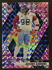2025 Panini Mosaic - Jeffery Simmons #81 Prizm Tennessee Titans (NFL)