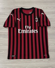 Puma 2019/20 AC Milan Home Football Soccer Jersey Red Black Youth Size Large