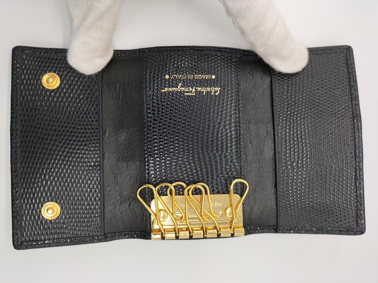 6 Key Case Model Lizard Pattern FERRAGAMO - image 4