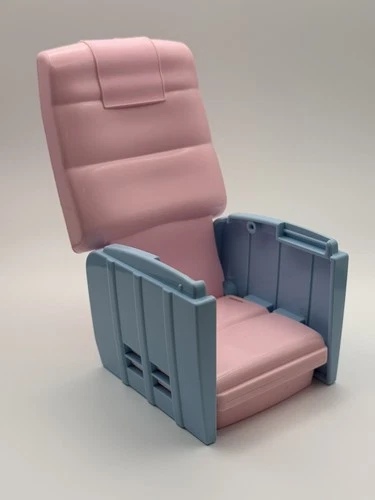 1999 Vintage Barbie Blue Jumbo Jet Airplane Replacement Part Seat