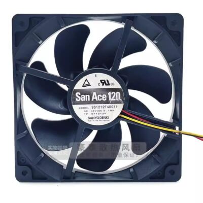 9S1212F404 DC12V 0.19A 3-Wire Cooling Fan