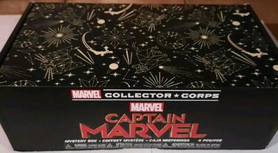 Captain Marvel - Marvel Collector Corps Box -No Pop- Size Large T-shirt See Pics