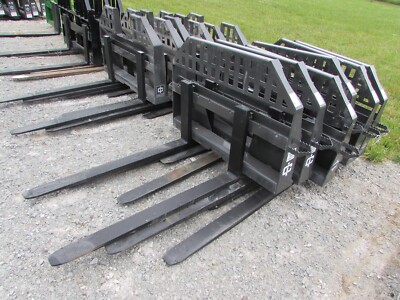 CID / IRONCRAFT CAT ll 48'' 5,500LB SKID STEER QUICK ATTACH PALLET FORKS