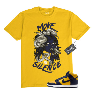 Dunk Michigan 2025 Varsity Maize Yellow Midnight Navy T Shirt Match MIS