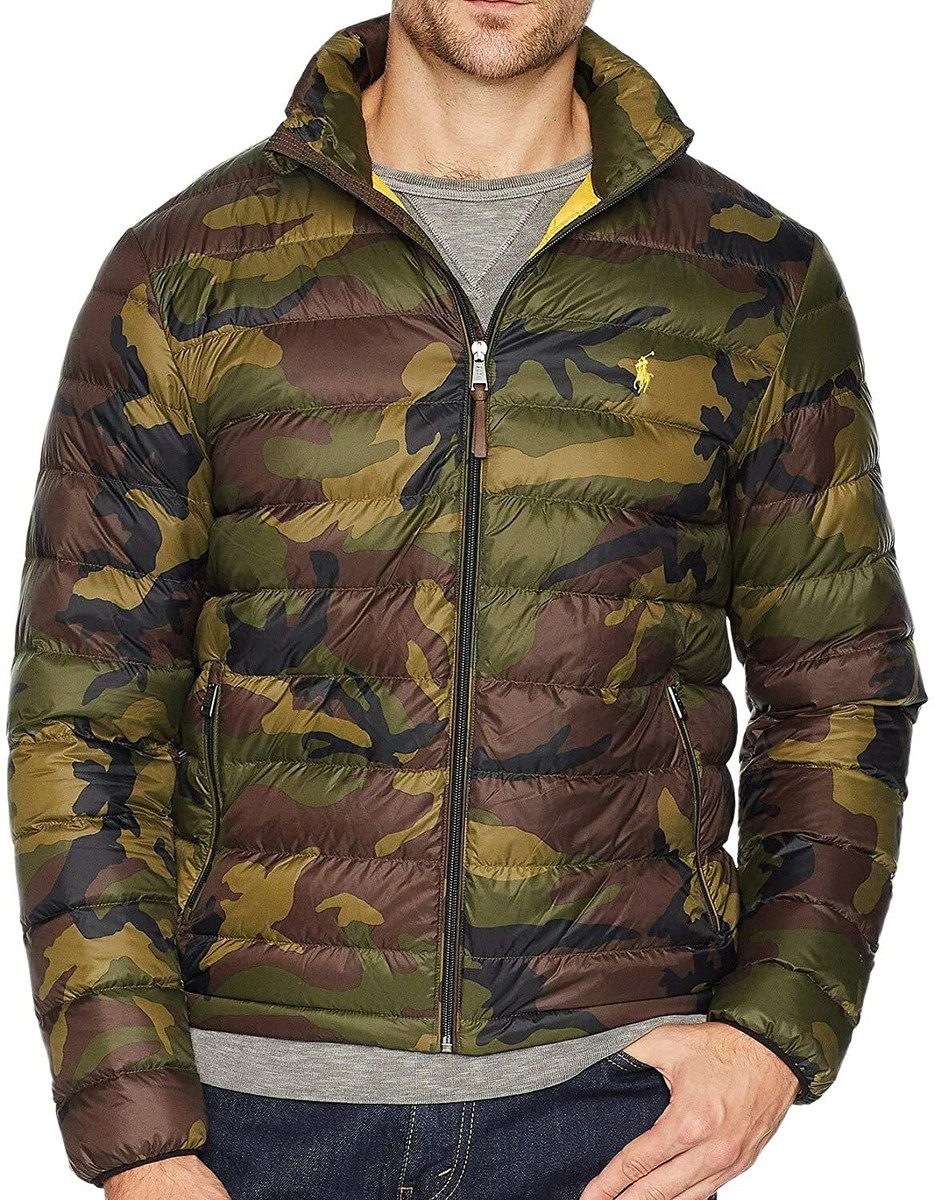 POLO RALPH LAUREN Men's CAMO Lightweight Packable Down POLO RALPH LAUREN Men's CAMO Lightweight Packable Down