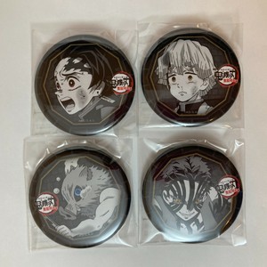 Demon Slayer Kimetsu No Yaiba Official Tin Badge Limited Design Mugen Train Ebay