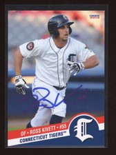 2014 Connecticut Tigers ROSS KIVETT Signed Card autograph auto RC