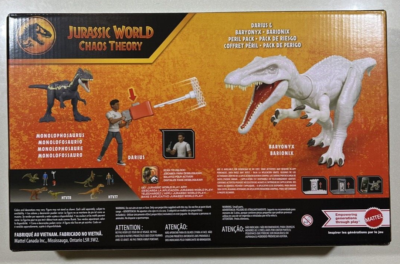 NEW 2025 Jurassic World Chaos Theory Darius & Baryonyx Peril Pack