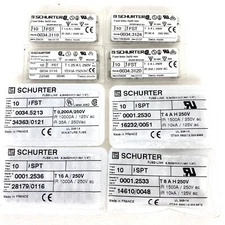 Shurter Assortment Fuses 10 Each See Description For Details 9816