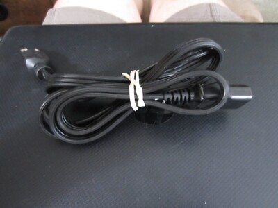 Generic Standard Computer Black Power Cord / PC Power Cable