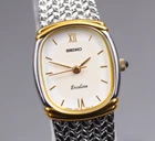 [N MINT] Seiko Exceline 1221-5890 Oval Quartz Womens Ladies Vintage Watch JAPAN
