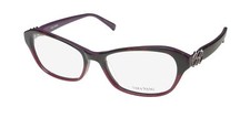 VERA WANG V338 CAT EYE EYEGLASS FRAME/GLASSES PREMIUM LINE RHINESTONES/CRYSTALS