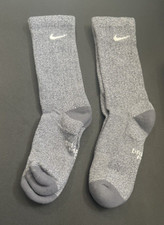 Nike Kids Girls Dry-Fit Cotton 2-Pack Crew Socks Size M 5750