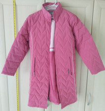 Liz Claiborne Size Large Full Length Winter Coat Down Feather Full Zip Jacket