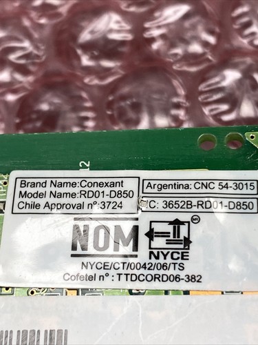 Used Handy Conexant RD01-D850 56K V.92 PCI Modem - Picture 10 of 10