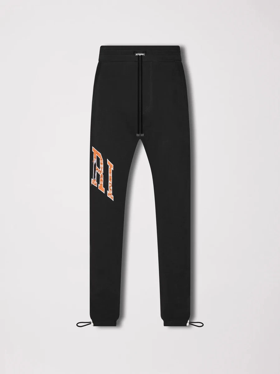 AMIRI BANDANA SWEATPANTS BLACK ORANGE size XS eBay