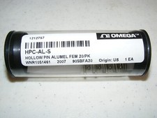  20 Omega HPC-AL-S Female Thermocouple Hollow Pin Green Socket UNUSED a31 