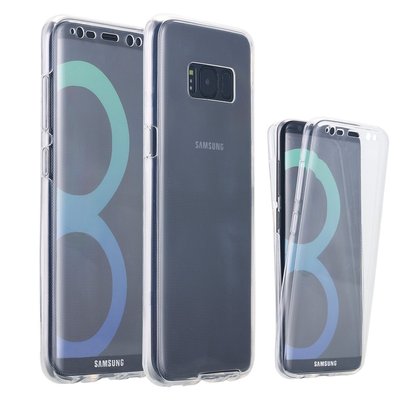 2er-Pack Vorder- und Rückseite Schutz Gel Skin Etui Abdeckung für Samsung S10 S7 S8 S9