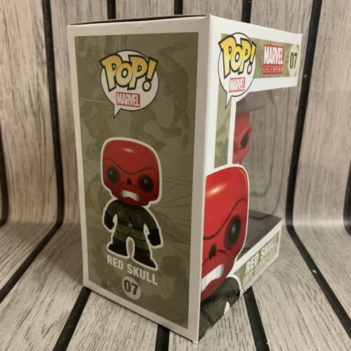 Red Skull Marvel Funko Pop #07 Rare & Vaults Grail Captain America With Stack - Bild 2 von 11